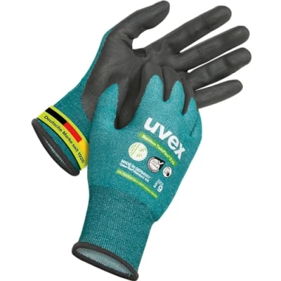Image of Uvex Bamboo TwinFlex D xg Cut Resistant Work Gloves 1 Pair Size 09 / L