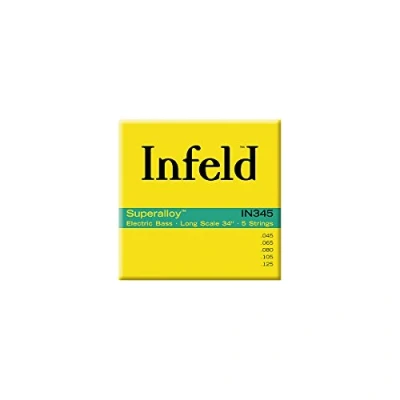 Image of Thomastik Infeld Saiten für E Bass Superalloy Round Wound long Scale Satz IN 345 5 string 34&quot;