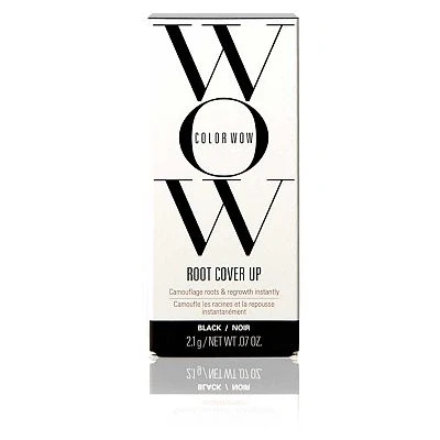 Image of COLOR WOW Root Cover Up, Black Instantly Greys + Touch Up Highlights, Create Thicker Looking Hairlines, Water Resistant, Sweat Resistant No Mess Multi Award Winning