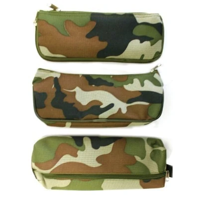 Image of Boys Kids Camouflage Combat Army Green Pencil Pen Case School College or Home!