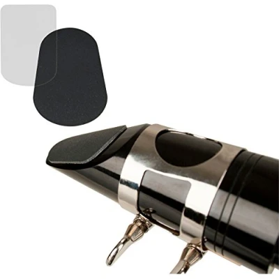 Image of Protec Woodwind Mouthpiece Cushions, 6 Pack, Size Large, Thick (.8mm), Black, Model MCL8B