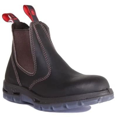 Image of Redback Unisex Adults’ UBOK Brown Chelsea Boots