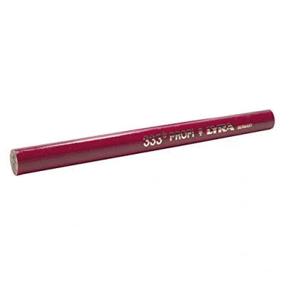 Image of Pencil X Carpenters Lyra cm.18 Col.Red Pack of 100
