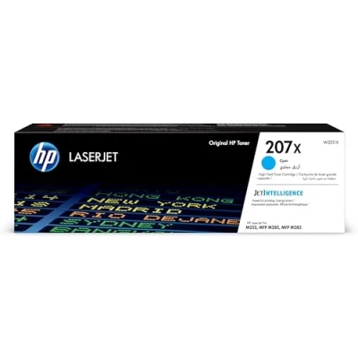 Image of HP 207X High Yield Cyan Original LaserJet Toner Cartridge
