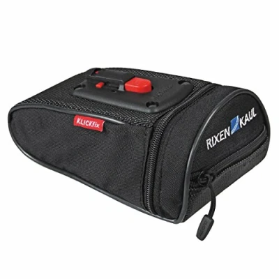 Image of KlickFix 0296S Micro 80 Plus Saddle Bag, Black, 18 x 8 6 cm