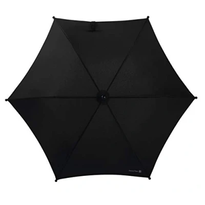 Image of Mamas &amp; Papas Universal Parasol, UPF 50+ Fabric, Easy Fit Clamp and Adjustable, Flexible Arm for Pram/Pushchair/Buggy, Black
