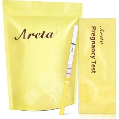 Image of Areta 50 Pregnancy Test Strips: Accurate Kit for Rapid Results Pack hCG Tests