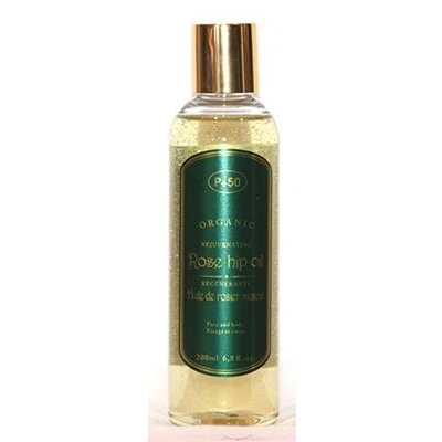 Image of ORGANIC Rosehip Oil 200ml Revitalizes skin &amp; Hair Suitable for all types By P+50 Fragrance Free