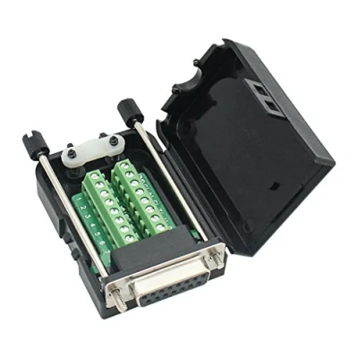 Image of DB15 Breakout Connector Female Adapter 15 pin Port with Case