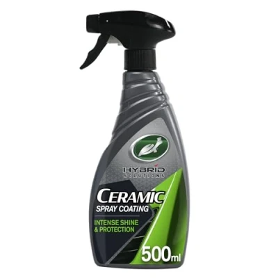 Image of Turtle Wax Hybrid Solutions Ceramic Spray Coating Incredible Shine &amp; Protection with Extreme Water Beading Action Chemical Resistance for Up to a Year Sweet Mango Tropical Scent 500ml Pack of 1