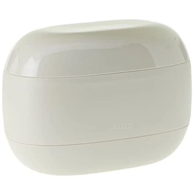 Image of Alessi Food à Porter SA02 G Three Part Sandwich Box, Thermoplastic Plastic, Grey