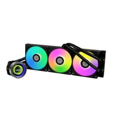 Image of Lian Li GA2T36B Galahad II Trinity 360 AIO CPU Liquid Cooler 360mm ARGB Daisy chainable Radiator Fans Intel® LGA 1700, 1200, 115X, AMD® AM5/AM4 Sockets Black