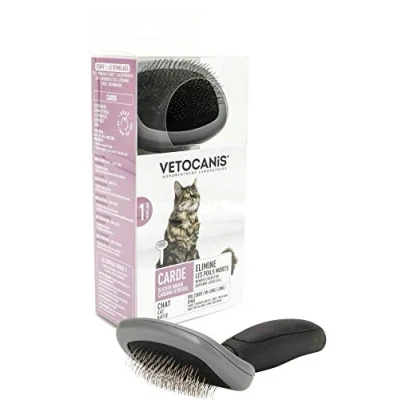 Image of Vetocanis Carding brush for Small Cats, Gray, 0.117989 kg
