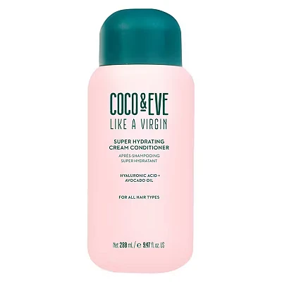 Image of Coco &amp; Eve Like A Virgin Super Hydrating Cream Conditioner. Sulfate free with Argan Oil Coconut for Dry, Damaged, Color Treated, Frizzy. (280ml)