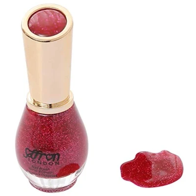 Image of Saffron Nail Polish #1013 (Colour 62 Magenta Glitter)