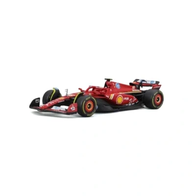Image of Bburago 1/43 SF 24 for Scuderia Ferrari F1 Team SF24 Signature Die cast Adults Model Car Display GP 2024 Collection #55 Carlos Sainz