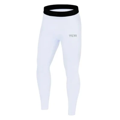 Image of TCA Men&#039;s SuperThermal Compression Armour Base Layer Thermal Under Tights Lime Punch, XXL