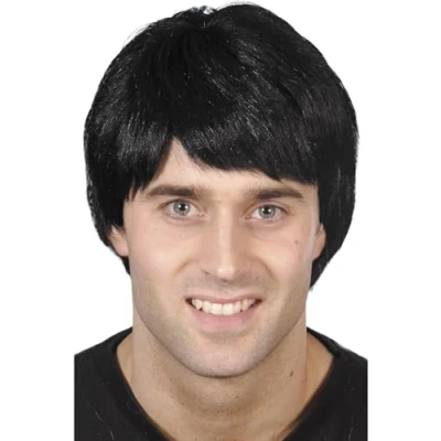 Image of Smiffys Guy Wig Black(Size: One size)