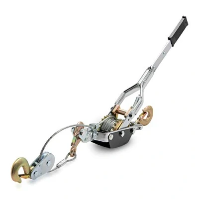 Image of NEIKO 02256A Come Along Winch, 5 Ton (10,000 Lbs) Pulling Capacity, 10Ft, 3 Hook, Heavy Duty Power Cable Tool with Dual Gears, Hand Winch Cable, Automotive Hoist Puller, Recovery Gear