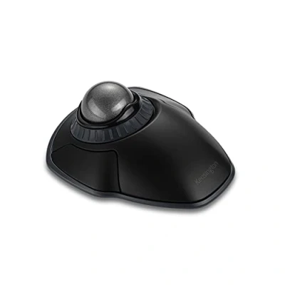 Image of Kensington Orbit Wireless Trackball with Scroll Ring Space Gray (K72675WW),Black/Grey