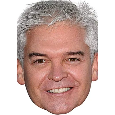 Image of FoxyPrinting Phillip Schofield Tv Stars 2018 Celebrity Cardboard Party Face Mask Fancy Dress