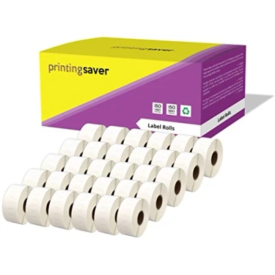 Image of Printing Saver 30x 11355 19 x 51 mm Compatible Multipurpose Labels Rolls (500 per Roll) for LabelWriter 310 320 330 4XL 400 450 Turbo/Twin Turbo/Duo &amp; Seiko SLP Label Printers