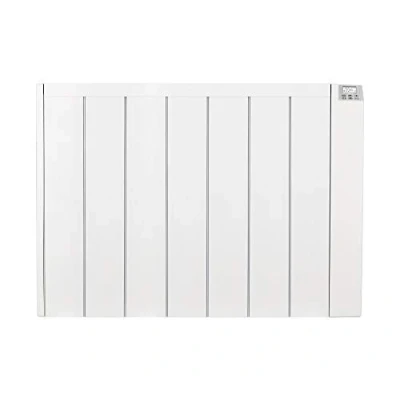 Image of MYLEK Ceramic Panel Heater Radiator Electric with Programmable Digital Timer 2000w Aluminium Wall Mounted Freestanding Slim White, IP24 Splashproof, LOT 20 Eco Design Energy Efficient (2000W)