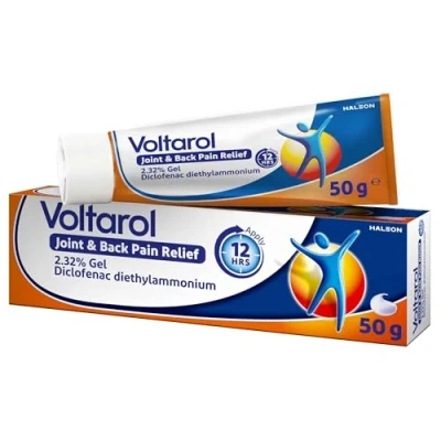 Image of Voltarol Joint &amp; Back Pain Relief 2.32% Gel 50g