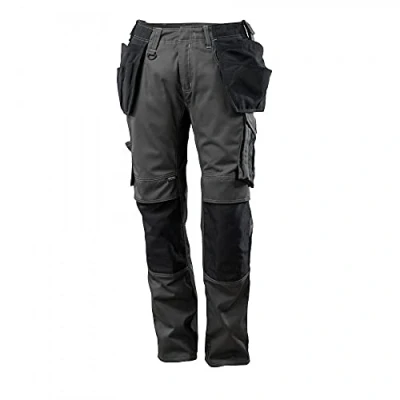 Image of Mascot 17631 442 1809 82C50 Trousers with Cordura, Dark Anthracite/Black,