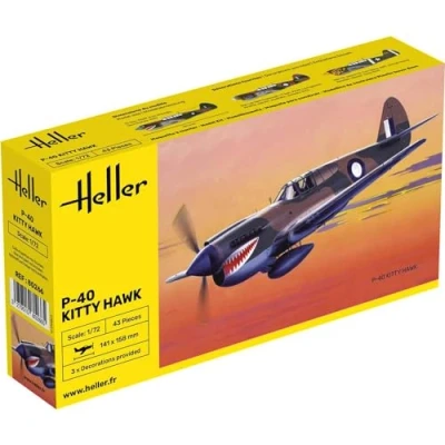 Image of Heller 80266 1:72 Scale P 40E Kittyhawk Model