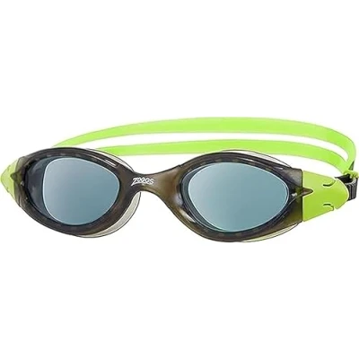 Image of Zoggs Children&#039;s Panorama Junior Swimming Goggles with UV Protection, Wide Vision and Anti Fog (6 14 Years), Smoke/Lime/Tint Smoke