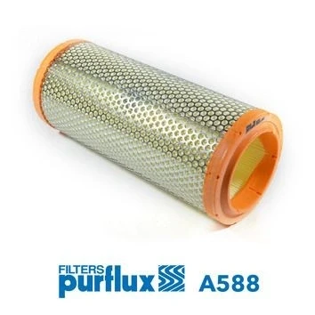 Image of A1142C, AF0128, PC2566E, PC512 Air Filter PURFLUX A588 311mm 128mm Insert RENAULT: Trafic 2 Kasten, ESPACE 2, I Van, JEEP: Cherokee II