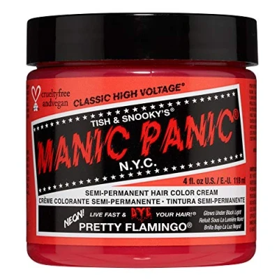 Image of Manic Panic High Voltage Classic Cream Formula, Pretty Flamingo, 118 ml