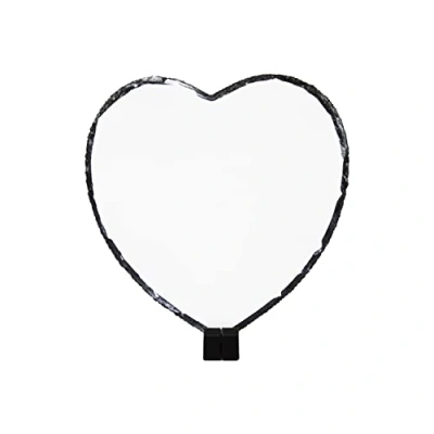 Image of Sublimation Rock Slate Blank Printable 13x13.5cm Small Heart for Personalised Photo Photograph Printing SH20 Gloss 5 Pack