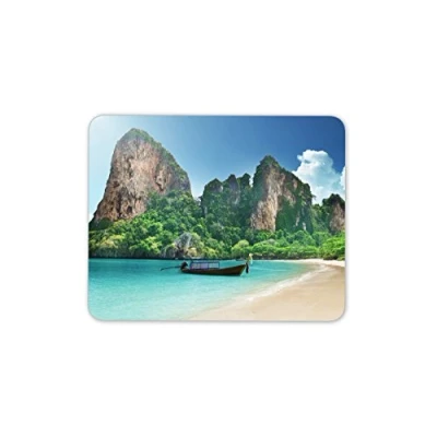 Image of Destination Vinyl ltd Thai Beach Mouse Mat Pad Thailand Travel Holiday Asia Fun Computer #13076