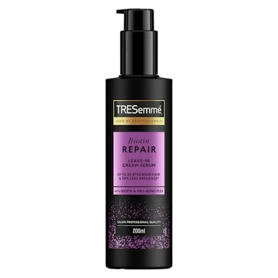 Image of TRESemme Biotin Repair Leave In Cream hair Serum treatment with &amp; Pro Bond Plex for up to 3x stronger 98% less breakage* 200 ml