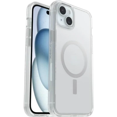 Image of Otterbox Symmetry MagSafe PC Back Cover Transparent Apple iPhone 15 Plus