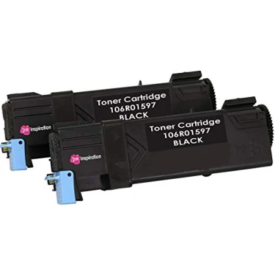 Image of 2 BLACK Compatible Laser Toner Cartridges for Xerox Phaser 6500DN, 6500N, WorkCentre 6505DN, 6505N 3,000 Pages