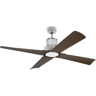 Image of Winche Led 4 Blade Chrome Ceiling Fan With DC Motor
