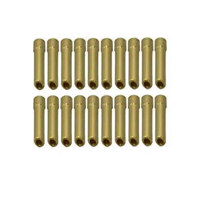 Image of RIVERWELD TIG Short Wedge Collet 4C418GS 3.2mm Fit DB SR WP 17 18 26 Welding Torch 20pk