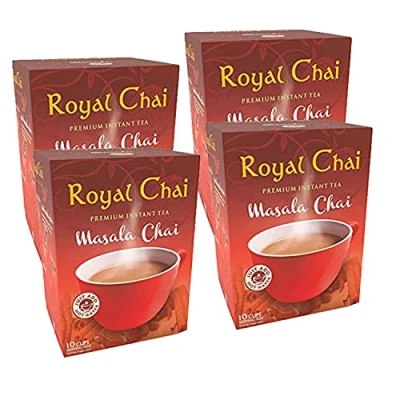 Image of Royal Chai Premium Instant Tea Masala sweetened 220g x 4