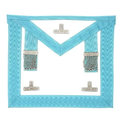Image of ipl Masonic Craft Worshipful Master WM Lambskin Leather Apron, White, L