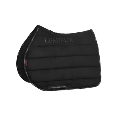 Image of LeMieux GP Work Pad Fits Under General Purpose and Jumping Saddles High Wither Profile &amp; Girth Keeper Black Small/Medium