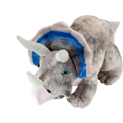 Image of Wild Republic Triceratops Plush, Dinosaur Stuffed Animal, Plush Toy, Gifts for Kids, Dinosauria 10 Inches