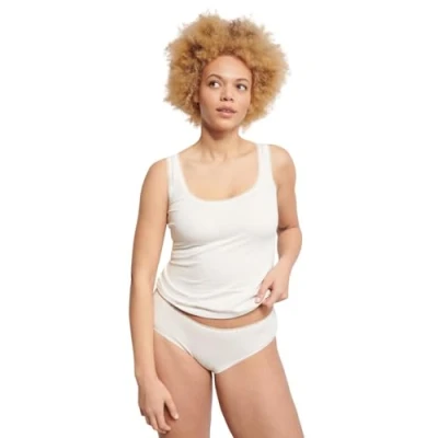 Image of GO Midi Organic Briefs 2 Pack Silk White S 10