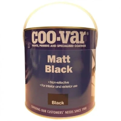 Image of Matt Black Oil Based 2.5 Litre