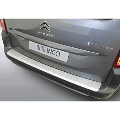 Image of RGM RBP311R ABS Rear Bumper Protector Citroën Berlingo Multispace/Peugeot Rifter/Opel Combo Tour (MPV) 2018 Black &#039;Ribbed&#039;,