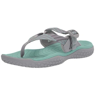 Image of KEEN Solr Toe Post Women&#039;s Walking Sandals Green