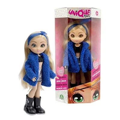 Image of Giochi Preziosi Unique EYES, 25 cm Doll Amy with Their Eyes Following You Clothes, Toy for Children from 3 Years, MYM121