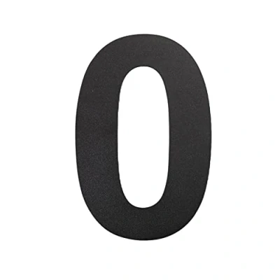 Image of nanlyiau 6in/15.3cm Floating House Number Black Door Stainless Steel Numbers Made of solid 304 Appearance Address Numbers(0)